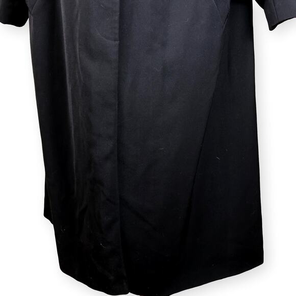 Gallery Woman Black Overcoat | Women’s 16W | Removable Liner Long Coat - Picture 12 of 12